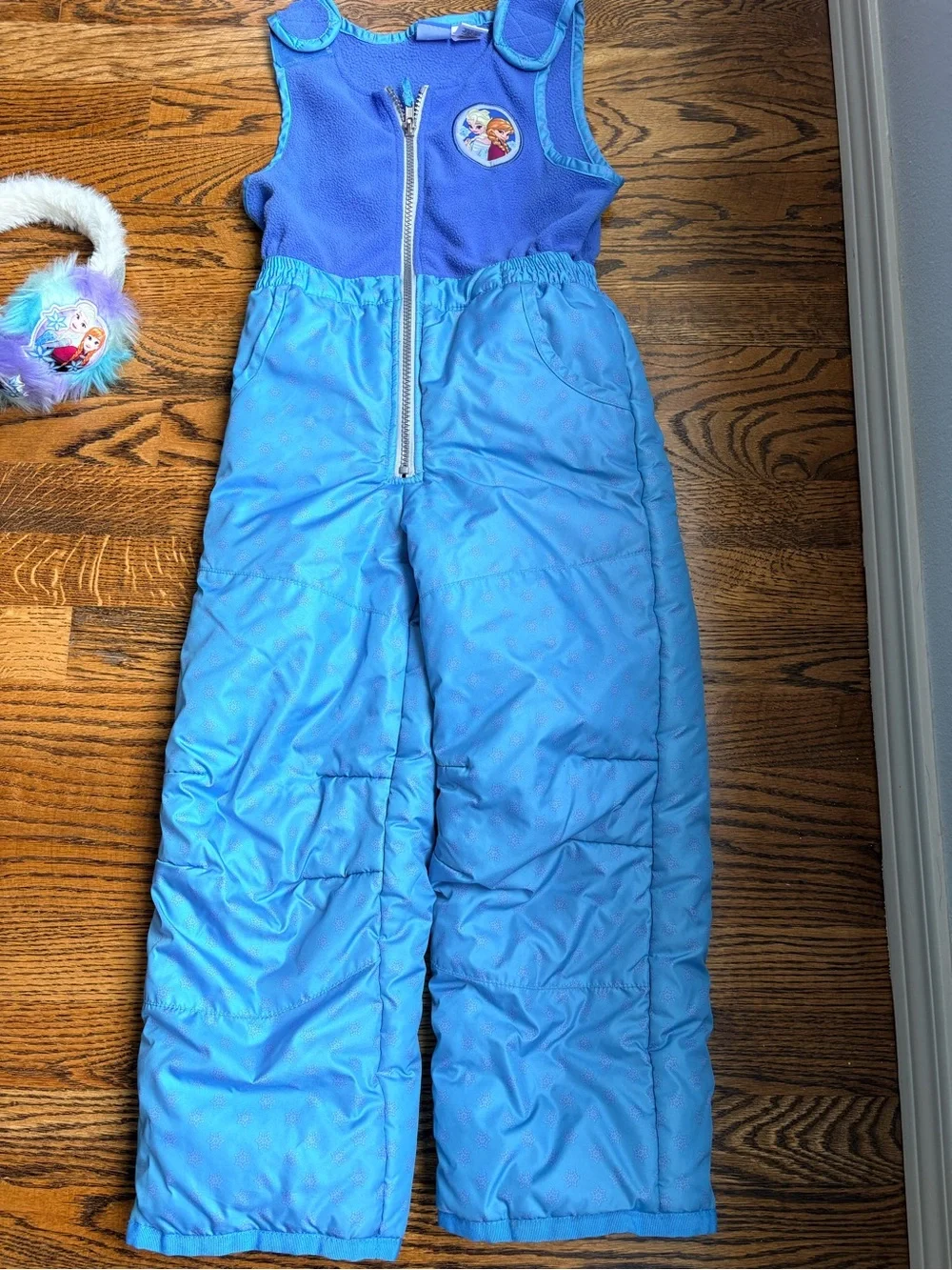 Disney Frozen snow bib set 5T